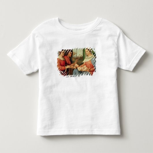 Madonna en kind met heiligen 2 kinder shirts (Voorkant)