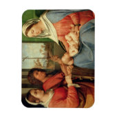 Madonna en kind met heiligen 2 magneet (Verticaal)