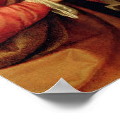 Madonna en kind met heiligen 2 poster (Hoek)