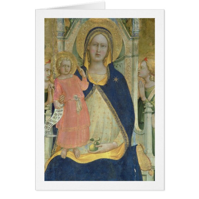 Madonna en Kind met heiligen, detail sh (Voorkant)