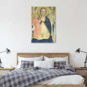 Madonna en Kind met heiligen, detail sh Canvas Afdruk (Insitu (Slaapkamer))