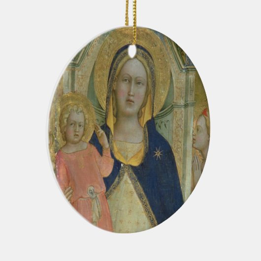 Madonna en Kind met heiligen, detail sh Keramisch Ornament (Rechts)