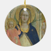 Madonna en Kind met heiligen, detail sh Keramisch Ornament (Achterkant)