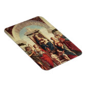 Madonna en kind met heiligen magneet (Rechterzijde)