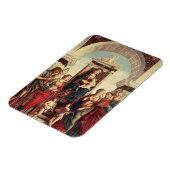 Madonna en kind met heiligen magneet (Linkerzijde)