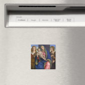 Madonna en kind met heiligen magneet (Insitu (Vaatwasser))