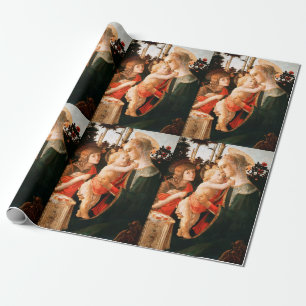 Madonna en Kind met Johannes de Doper Cadeaupapier