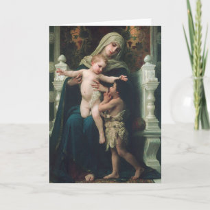 Madonna en kind met Johannes de Doper kaart