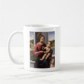 Madonna en kind met John de Baptist Koffiemok (Links)