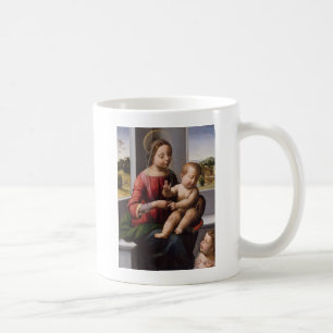 Madonna en kind met John de Baptist Koffiemok