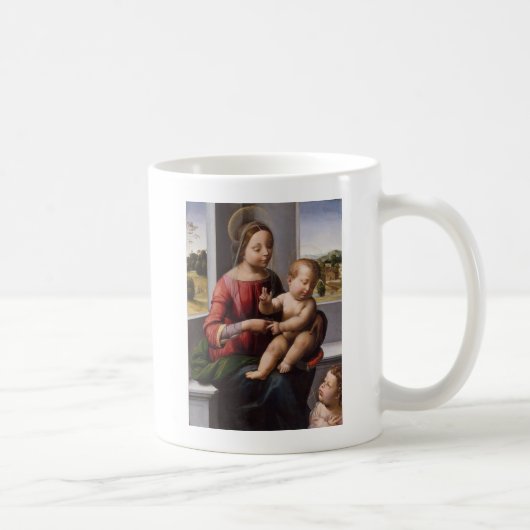Madonna en kind met John de Baptist Koffiemok (Rechts)