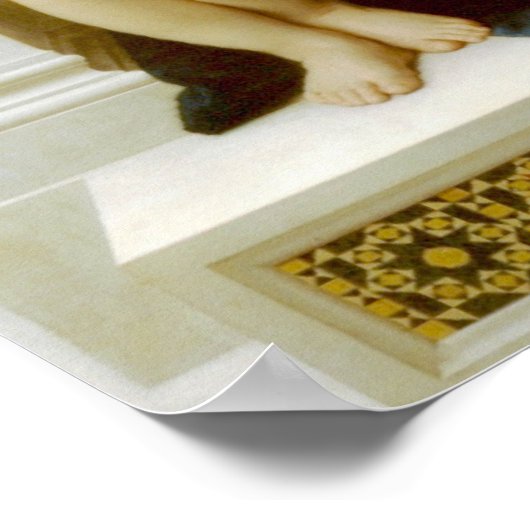 Madonna en kind met John de Baptist Poster (Hoek)