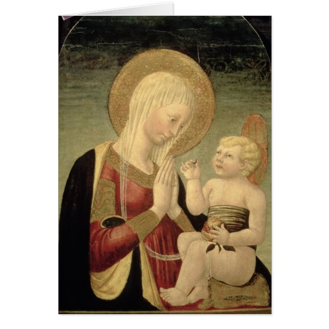 Madonna en kind met Pomegranaat (Voorkant)