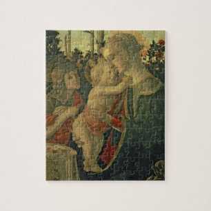 Madonna en Kind met Sint-Janskruid de Baptist (oli Legpuzzel