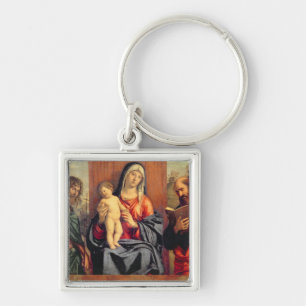 Madonna en kind met sint-janskruid en sint-janskru sleutelhanger