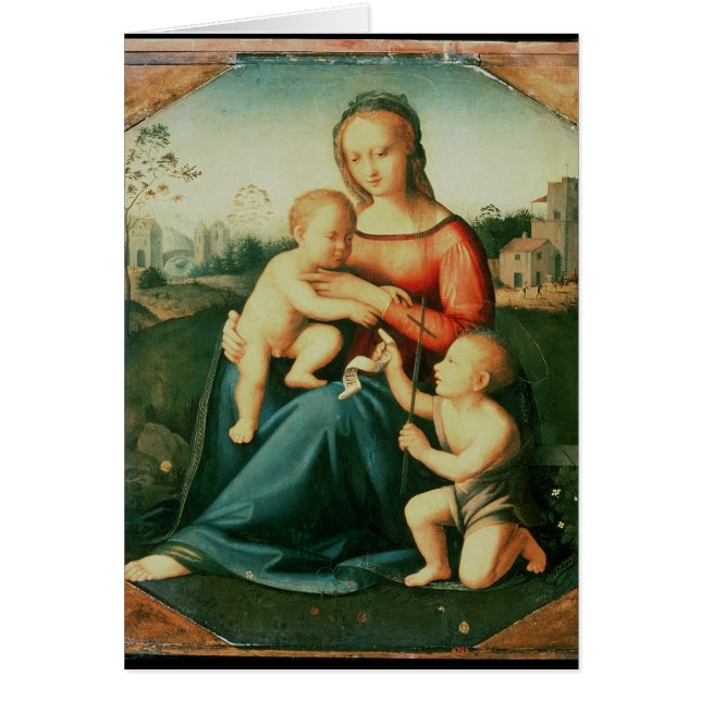 Madonna en kind met Sint-John de Baptist (Voorkant)