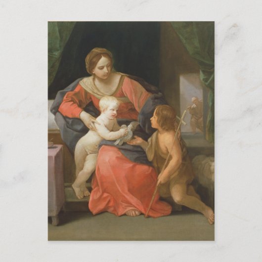 Madonna en kind met Sint-John de Baptist Briefkaart (Voorkant)