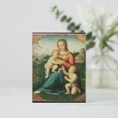 Madonna en kind met Sint-John de Baptist Briefkaart (Staand voorkant)