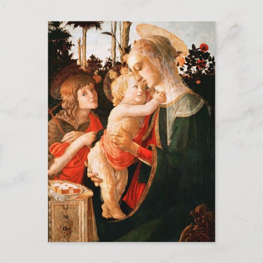Madonna en kind met Sint-John de Baptist Briefkaart (Voorkant)