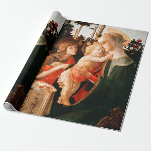 Madonna en kind met Sint-John de Baptist Cadeaupapier