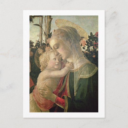 Madonna en Kind met Sint-John de Baptist, detai Briefkaart (Voorkant)