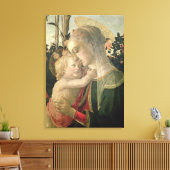 Madonna en Kind met Sint-John de Baptist, detai Canvas Afdruk (Insitu (Woonkamer))
