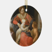 Madonna en kind met Sint-John de Baptist Keramisch Ornament (Rechts)