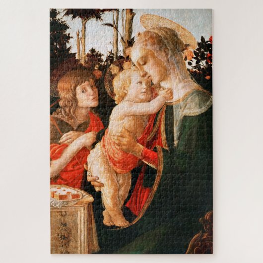 Madonna en kind met Sint-John de Baptist Legpuzzel (Verticaal)
