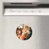 Madonna en kind met Sint-John de Baptist Magneet (Insitu (Vaatwasser))
