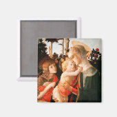 Madonna en kind met Sint-John de Baptist Magneet (Voorkant / Achterkant)