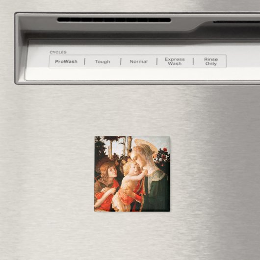 Madonna en kind met Sint-John de Baptist Magneet (Insitu (Vaatwasser))