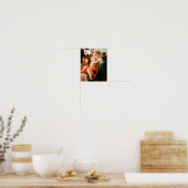 Madonna en kind met Sint-John de Baptist Poster (Keuken)