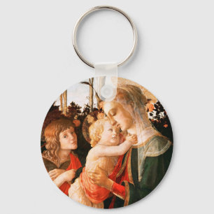 Madonna en kind met Sint-John de Baptist Sleutelhanger