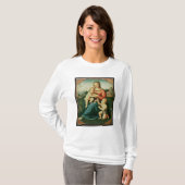 Madonna en kind met Sint-John de Baptist T-shirt (Voorkant volledig)