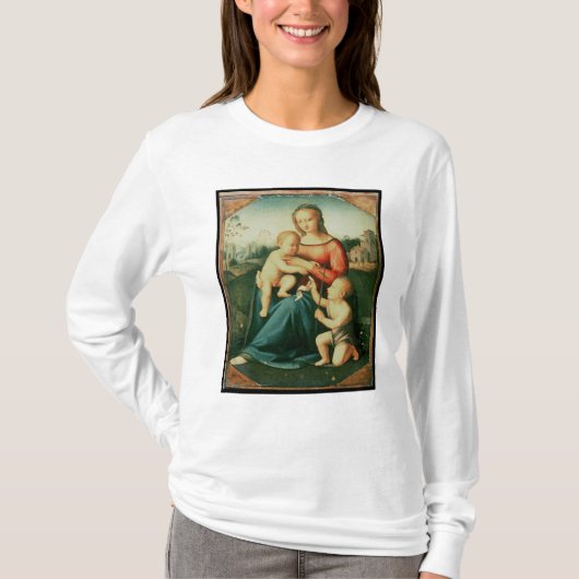 Madonna en kind met Sint-John de Baptist T-shirt (Voorkant)