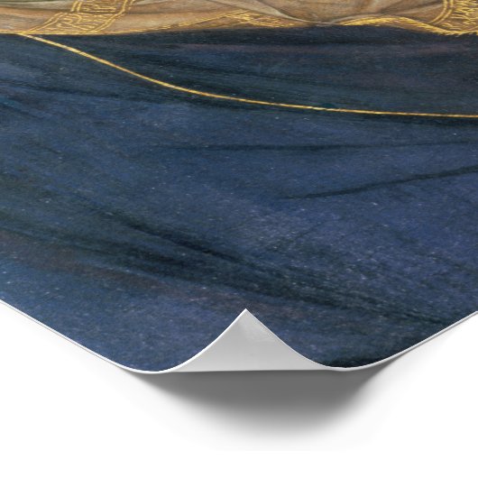 Madonna en kind met SS. Dominic en Aurea Poster (Hoek)