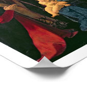 Madonna en kind met SS. John the Baptist and Se Poster (Hoek)