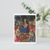 Madonna en kind met SS. Justus, Zenobius en de Briefkaart (Staand voorkant)