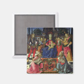 Madonna en kind met SS. Justus, Zenobius en de Magneet (Voorkant / Achterkant)