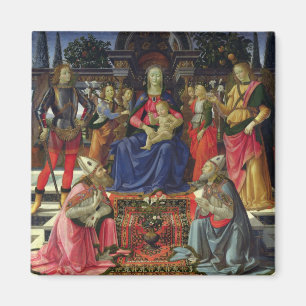 Madonna en kind met SS. Justus, Zenobius en de Magneet