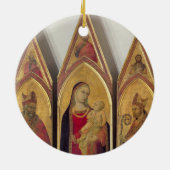 Madonna en kind met SS. Nicholas en Proculus, Keramisch Ornament (Achterkant)