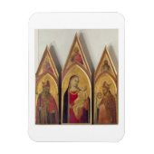 Madonna en kind met SS. Nicholas en Proculus, Magneet (Verticaal)