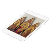 Madonna en kind met SS. Nicholas en Proculus, Magneet (Linkerzijde)