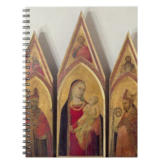 Madonna en kind met SS. Nicholas en Proculus, Notitieboek (Voorkant)