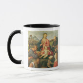 Madonna en kind met SS. Peter, Jerome en Mary Mok (Links)