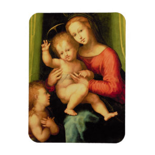 Madonna en kind met St. John Magneet