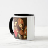 Madonna en kind met St. Zenobius Mok (Voorkant links)