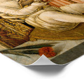 Madonna en kind met twee Angels Poster (Hoek)