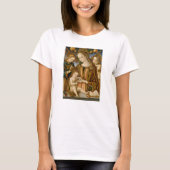 Madonna en kind met twee Angels T-shirt (Voorkant)