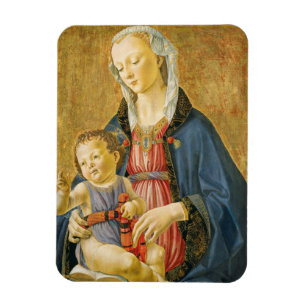 Madonna en kind met twee donoren, 1525-1530 magneet